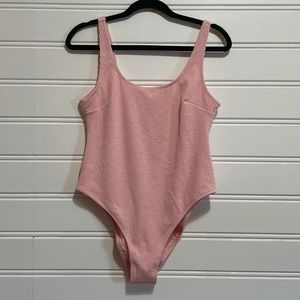 NWT! Pink one piece bathing suit!